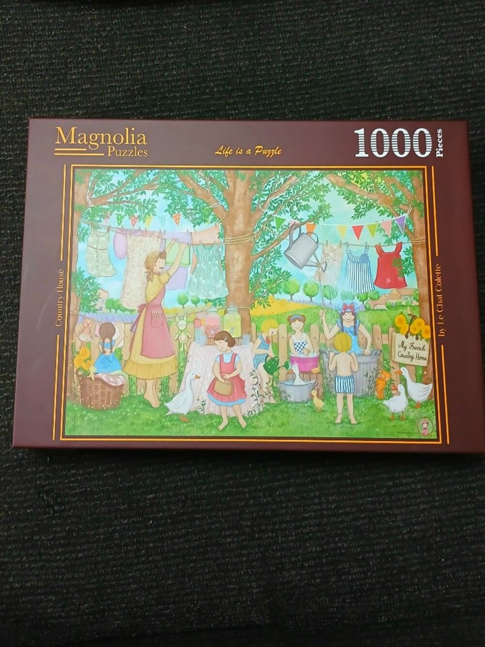 Magnolia Puzzles "Country House" Jigsaw Puzzle, 1000 Pieces